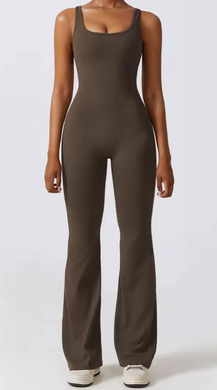 Sculpted Sleeveless Jumpsuit